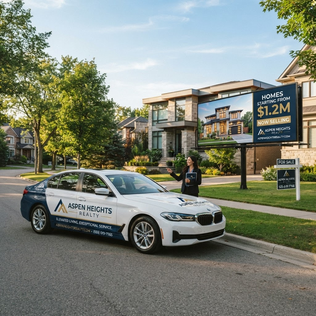 Think Easy Agency campaign work for Real estate